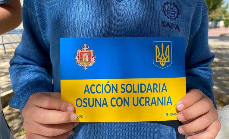 Dorsal Carrera Solidaria Osuna con Ucrania